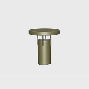 BringMe Mini LED tafellamp, donkergroen, 20 cm Hübsch - Terras - Modern - Metaal - 1 lamp