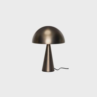 Mush Mini Tishlamp, gebruneerd messing, hoogte 34 cm Hübsch - Woonkamer - Modern - Metaal - 1 lamp