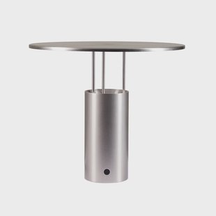 Tempel280 LED tafellamp, zilver, hoogte 24,5 cm Piet Hein - Slaapkamer - Designer - Aluminium - 1 lamp