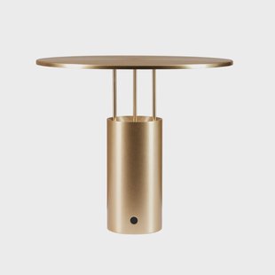 Tempel280 LED tafellamp, messing, hoogte 24,5 cm Piet Hein - Slaapkamer - Designer - Aluminium - 1 lamp