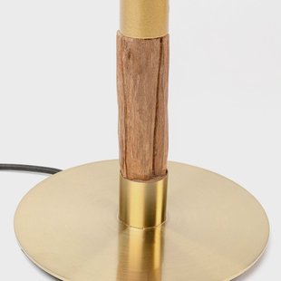 KARE tafellamp Twig, groen/goud, 74 cm hoog, E27