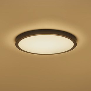 Calex Smart LED plafondlamp HALO Ø 30 cm zwart IP54 RGB CCT