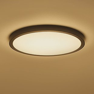 Calex Smart LED plafondlamp HALO Ø 40 cm zwart IP54 RGB CCT