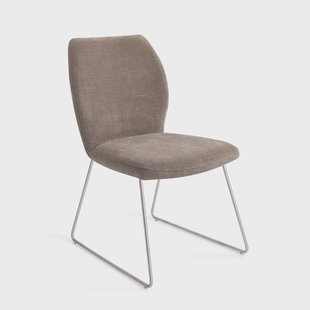 Jesper Home Eetkamerstoel 'Ikata' Slide Steel, kleur Mocha Mist