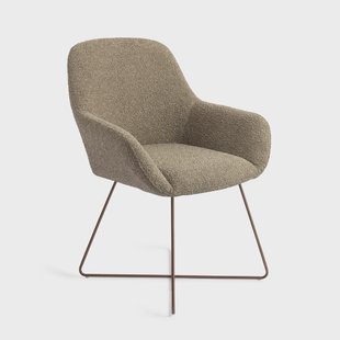 Jesper Home Eetkamerstoel 'Kushi' Cross Rose, kleur Moss Meadow