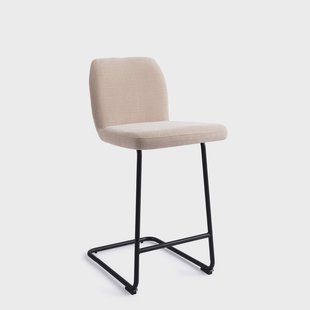 Jesper Home Barstoel 'Ikata' Arch Black, kleur Sand Strand (zithoogte 65cm)