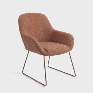 Jesper Home Eetkamerstoel 'Kushi' Slide Rose, kleur Amber Autumn