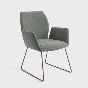 Jesper Home Eetkamerstoel 'Misaki' Slide Rose, kleur Breezy Blue