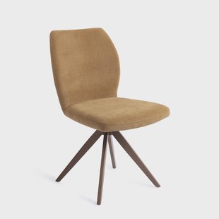 Jesper Home Draaibare Eetkamerstoel 'Ikata' Turn Brown, kleur Honey Harvest