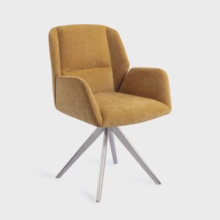 Jesper Home Draaibare Eetkamerstoel 'Myoko' Turn Steel, kleur El Dorado