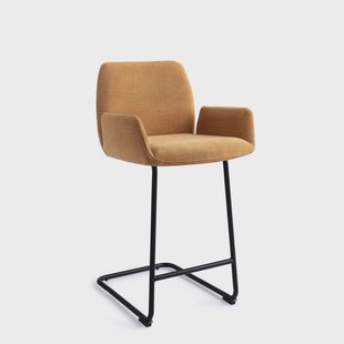 Jesper Home Barstoel 'Misaki' Arch Black, kleur Honey Harvest (zithoogte 65cm)