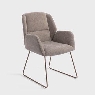 Jesper Home Eetkamerstoel 'Myoko' Slide Rose, kleur Greystones