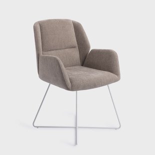 Jesper Home Eetkamerstoel 'Myoko' Cross White, kleur Greystones