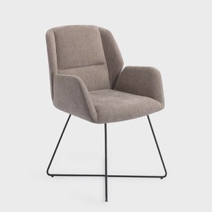 Jesper Home Eetkamerstoel 'Myoko' Cross Black, kleur Greystones