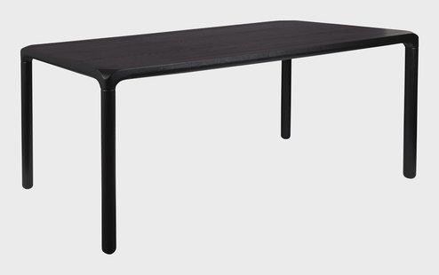 Zuiver Eettafel 'Storm' Essenhout, 160 x 90cm, kleur Zwart