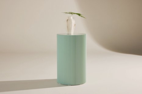 Nohr Ronde Bijzettafel 'Mistina' 30cm, kleur Lichtgroen