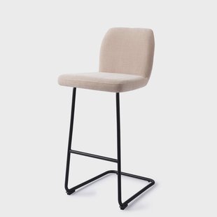 Jesper Home Barkruk 'Ikata' Arch Black, kleur Sand Strand (zithoogte 75cm)