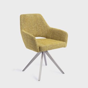 Jesper Home Eetkamerstoel 'Yanai' Turn Steel, kleur Lemon Lines