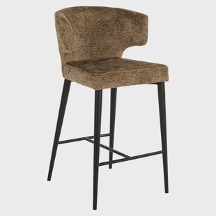 Richmond Barstoel 'Taylor' Fusion stof, kleur Brandy (zithoogte 67cm)