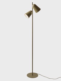 its about RoMi Vloerlamp 'Salamanca' 2-lamps, kleur Olijfgroen