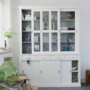 WOOOD Vitrinekast 'Lagos', kleur wit