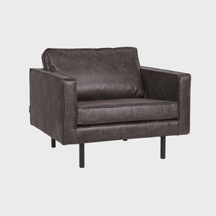 WOOOD Fauteuil 'Rodeo', kleur antraciet