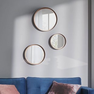 Kave Home Ronde Spiegel 'Wilton' set van 3 stuks