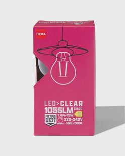 HEMA Led peer clear E27 7.8W 1055lm dim