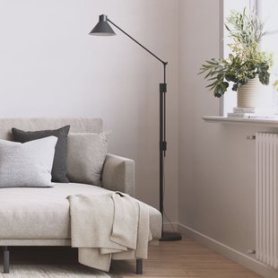 Kave Home Vloerlamp 'Dione' 220cm, kleur Zwart