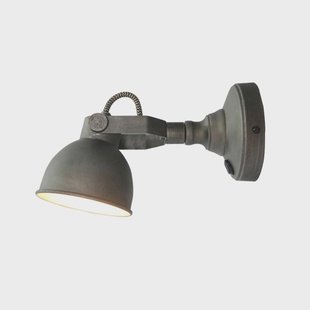 LABEL51 wandlamp 'Led Bow M', kleur Burned Steel