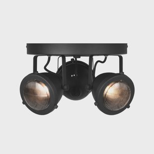 LABEL51 LED Spot 'Moto' 3-lichts, kleur zwart