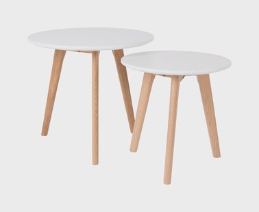 ZILT Bijzettafel 'Cionel' set van 2 stuks