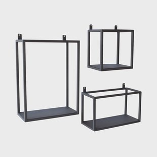 Urban Interiors wandboxes (Set van 3), kleur Vintage Black