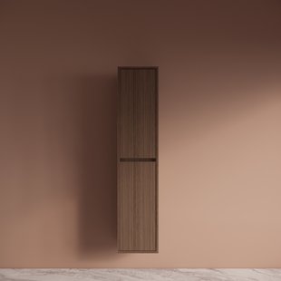 Kolomkast BWS Riga 160 cm Japandi Donker Eiken