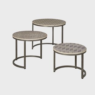 RENEW bijzettafel 'Oriol' set van 3 stuks