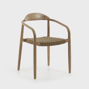 Kave Home Tuin / Eetkamerstoel 'Nina', kleur Beige