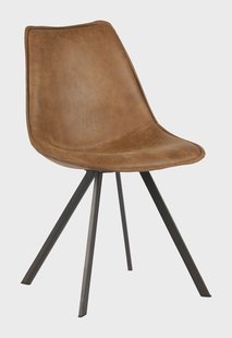 WOOOD Eetkamerstoel 'Swen', kleur Cognac