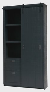 vtwonen Opbergkast 'Slide', kleur Zwart