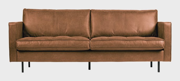 WOOOD Bank Rodeo Classic, 2,5-zits - Cognac - BePureHome
