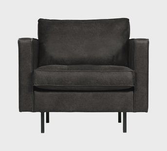 WOOOD Fauteuil 'Rodeo Classic', kleur Antraciet