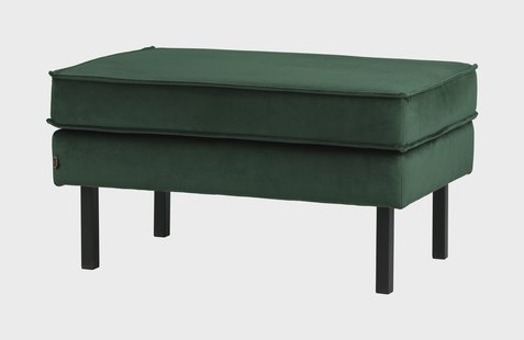 WOOOD Hocker 'Rodeo' Velvet, kleur Groen