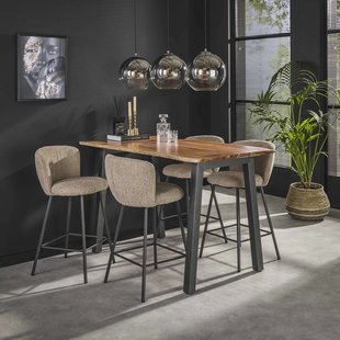 Industriele Boomstam Bartafel 'Judge' 147 x 80cm