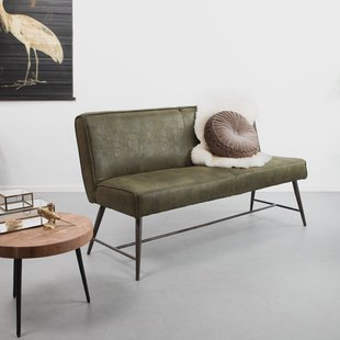 Tower Living Eetkamerbank 'Belmonte' 155cm, kleur groen