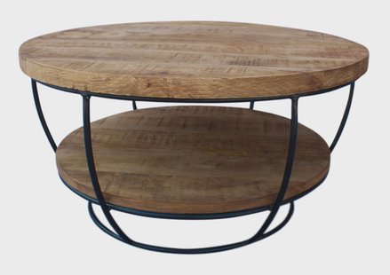 Brix Salontafel 'Evan' 65cm, kleur zwart