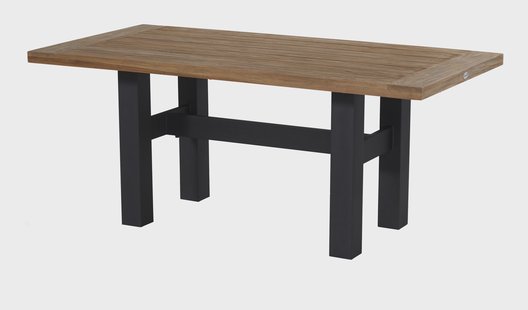 Hartman Tuintafel 'Sophie Yasmani' 180 x 95cm, kleur Zwart