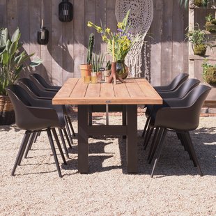 Hartman Tuintafel 'Sophie Yasmani' 240 x 100cm, kleur Zwart