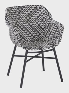 Hartman Tuinstoel 'Delphine' kleur Zwart