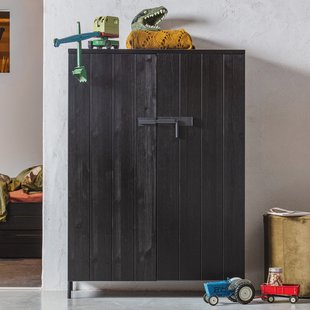 WOOOD Opbergkast 'Bruut' kleur Zwart