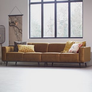 WOOOD Bank 'Statement', kleur Honing Geel