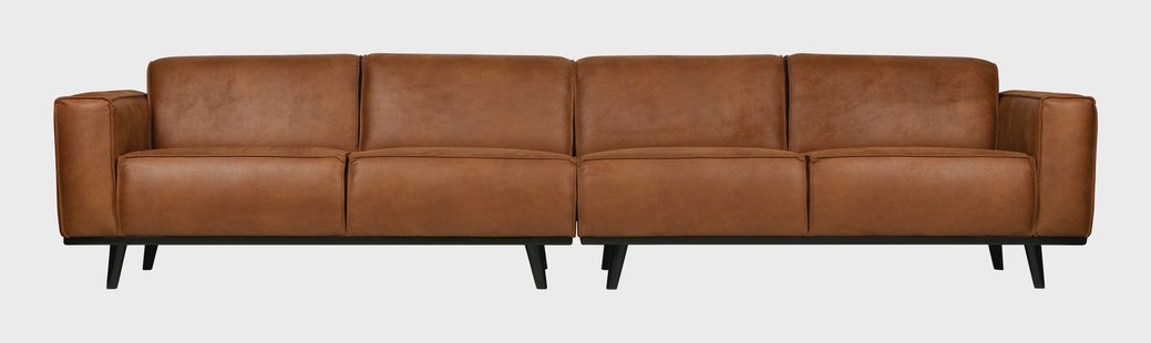 WOOOD Bank 'Statement' XL4-zits, kleur Cognac